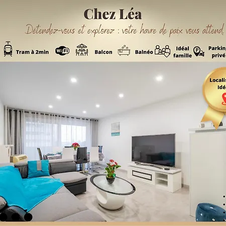 Chez Lea - Famille, Parking, Balneo - 15min Centre Apartment *